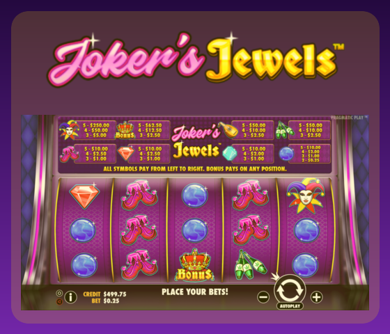 Jokers Jewels Game